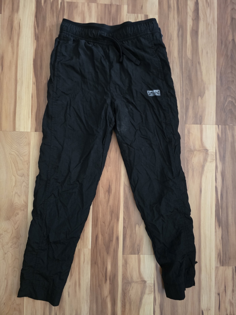 Athletic Works Black Jogger Sweatpants with Drawstring